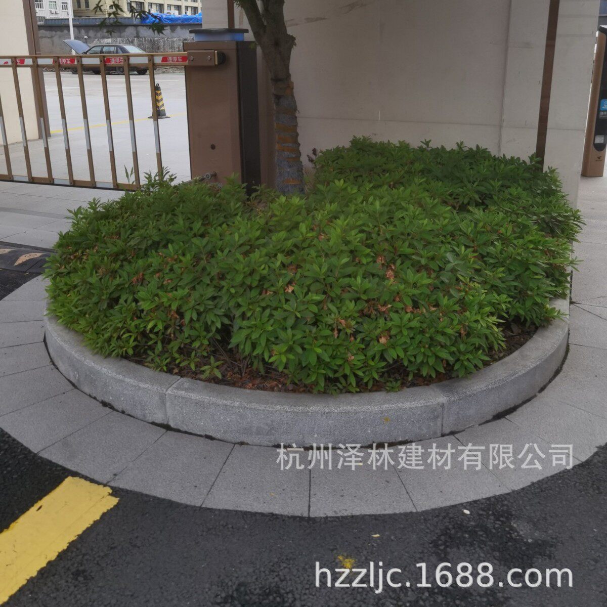 仿芝麻灰PC侧石PC路缘石水泥道牙预制混凝土600*100*200圆弧段