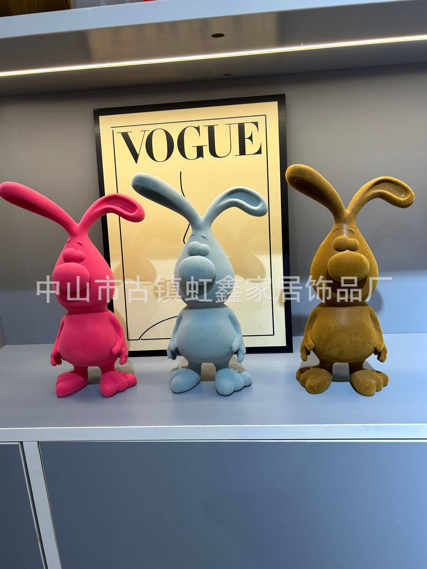 小呆萌摆件树脂客厅儿童房电视柜桌面创意茶几高档软装可爱