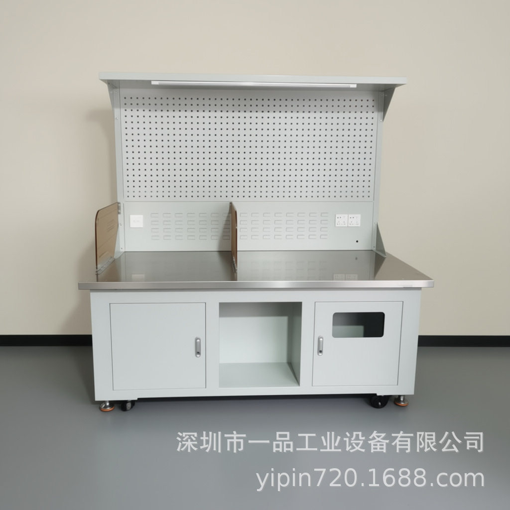 实木工作台挂板不锈钢工作台装配工作台防静电工作台车间工作台桌