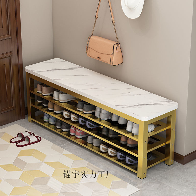 钢木进门穿鞋凳休息凳可坐式换鞋凳家用门口长条储物鞋柜收纳鞋架