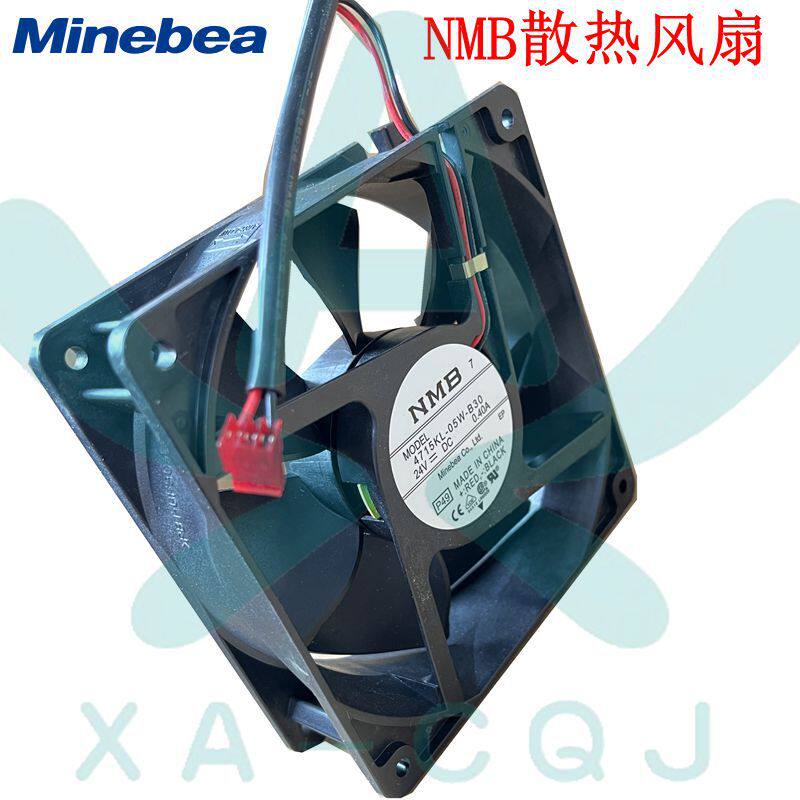 全新原装NMB风机 4715KL-05W-B30 变频器散热风扇 24V 0.4A 12038