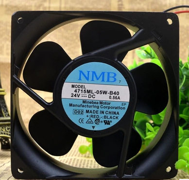 NMB美培亚 BOXER 12038 12cm变频器风扇24V 0.56A 4715ML-05W-B40