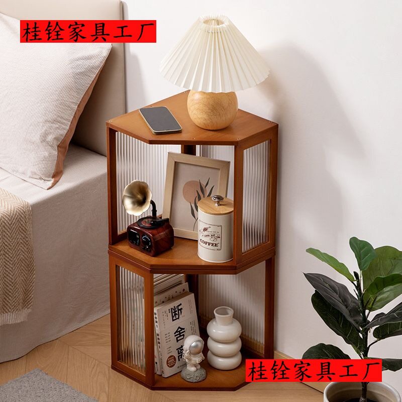 床头柜家用卧室小型床头收纳储物柜宿舍出租房多层现代简约床边柜