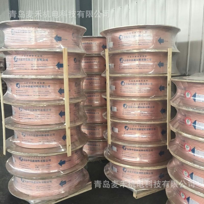 山东中佳TP2紫铜管中央空调铜管连接管硬态紫铜管图片