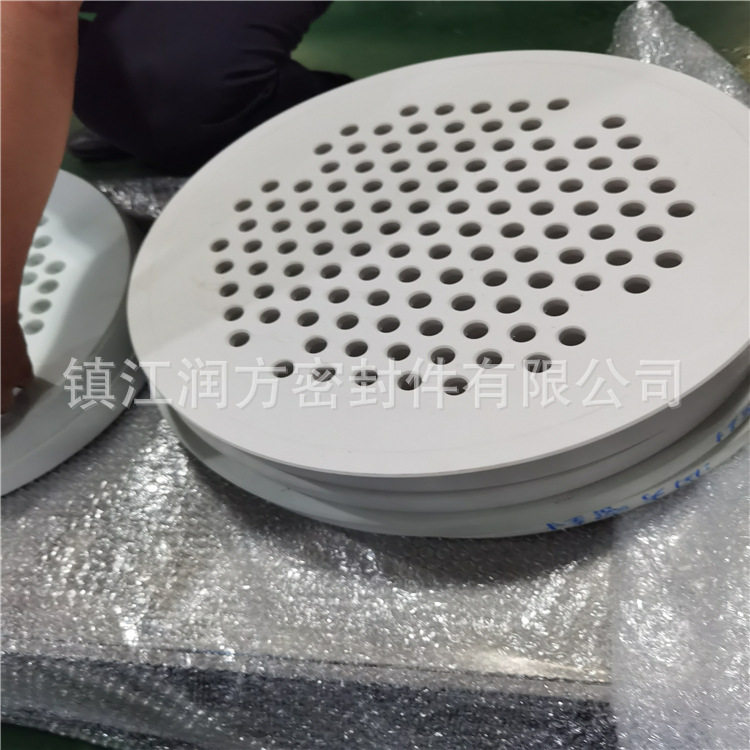 氟塑料PTFE填充玻璃纤维GF板材管板套化工折流板