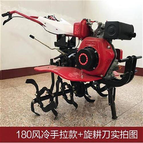 农用耕微机耙地旋耕机大型园林农业翻地J除草机耕地机硬地起垄机