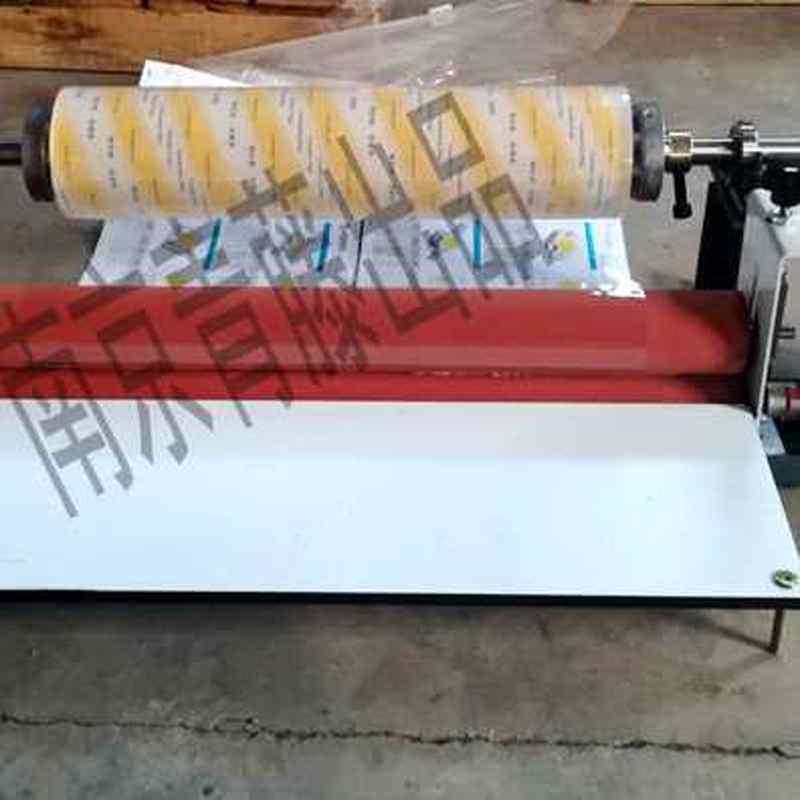 自电动贴纸双面胶复合木板转移膜硅藻泥冷裱机压膜无底塑料亚克.o