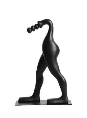 现代意式极简吸管人抽象人物概念型摆件茶室书房桌面家居装饰摆件