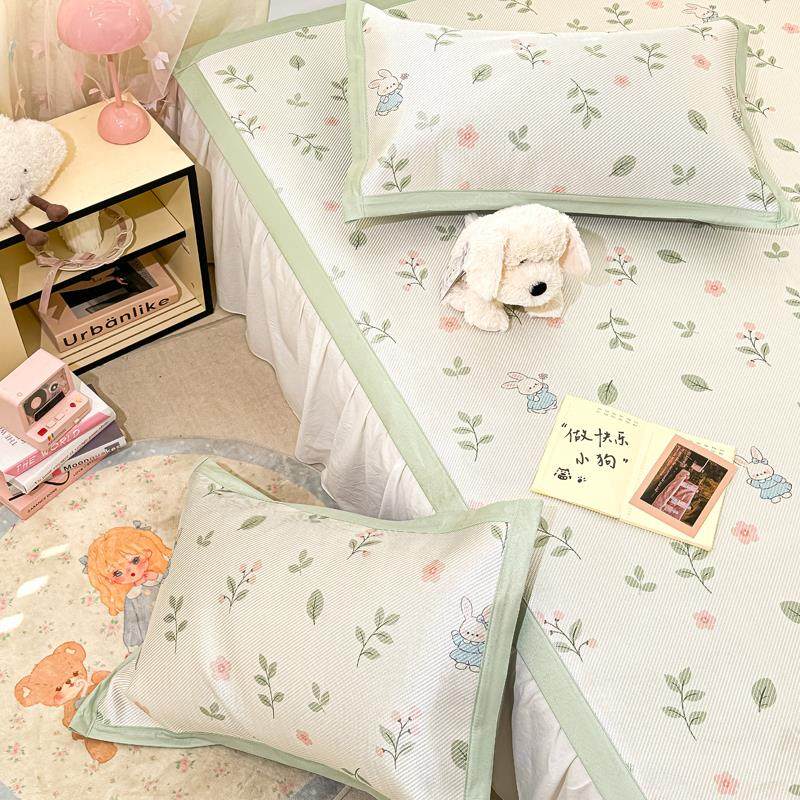 2025新款冰藤席冰丝凉席床垫三件套夏天宿舍空调软席子可机洗竹席,床上用品,冰丝席,淘宝优惠券,粉丝福利购,淘宝优惠卷