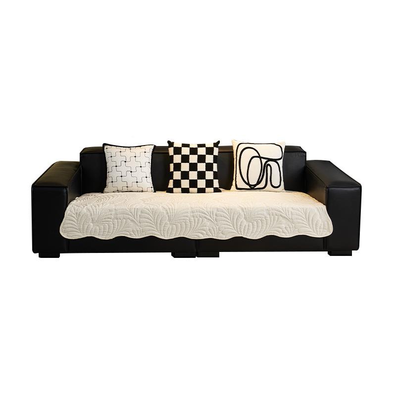 奢雪尼尔沙发垫款2025四级季新通用高hyfs-芭感防滑皮轻沙发套罩