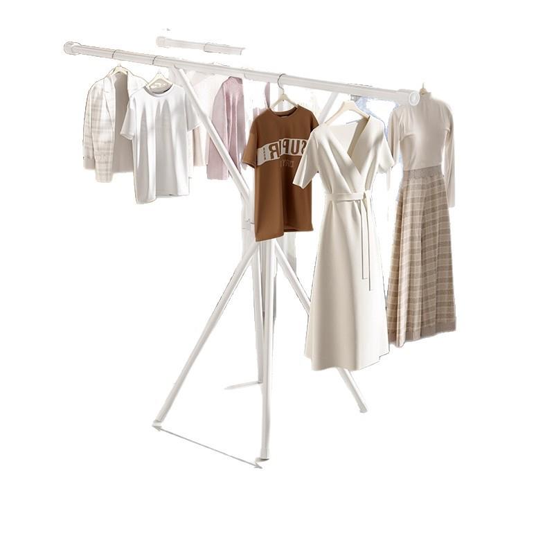 室折叠晾衣架落地衣家阳台用卧室挂晒被子无品牌/室外凉衣杆内晒