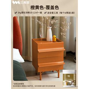 水性原木色蜡油木器漆木头上色实木旧家具木桌柜子翻新木纹漆