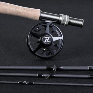 /乐欧28216铝合金带声音飞蝇渔轮前打轮渔具