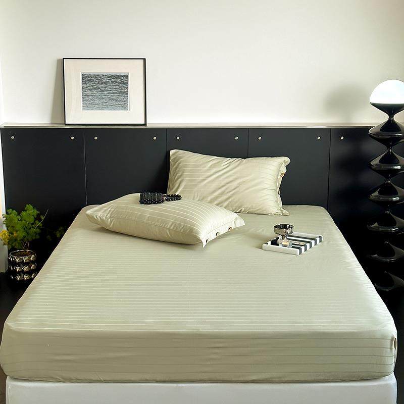 0支长垫绒棉床笠思全棉席梦床保护套提花SD-60S提6贡缎纯棉床罩三