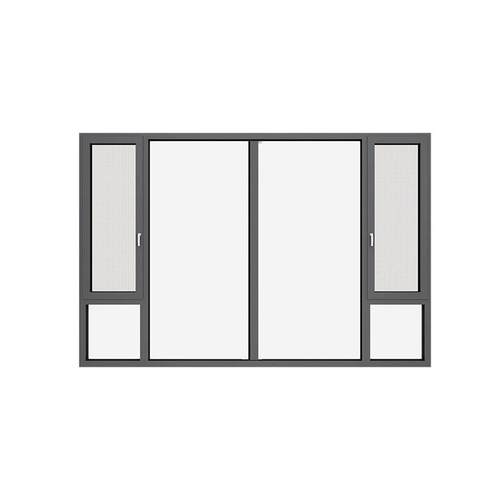 佛山高端断桥铝系统门窗室内隔音玻璃平开窗铝合金封阳台落地窗户