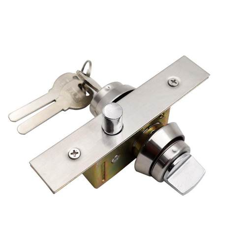 铝合金门锁隐形门锁木门锁双面锁不锈钢门锁玻璃门有框门锁落地锁