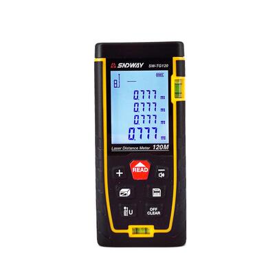 SNDWAY激光测距仪SWTG120/TG50红外测距仪激光尺电子尺英文