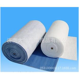 烤漆房过滤棉顶棉汽车烤房棉活性炭立体胶顶棚棉山东济南供应