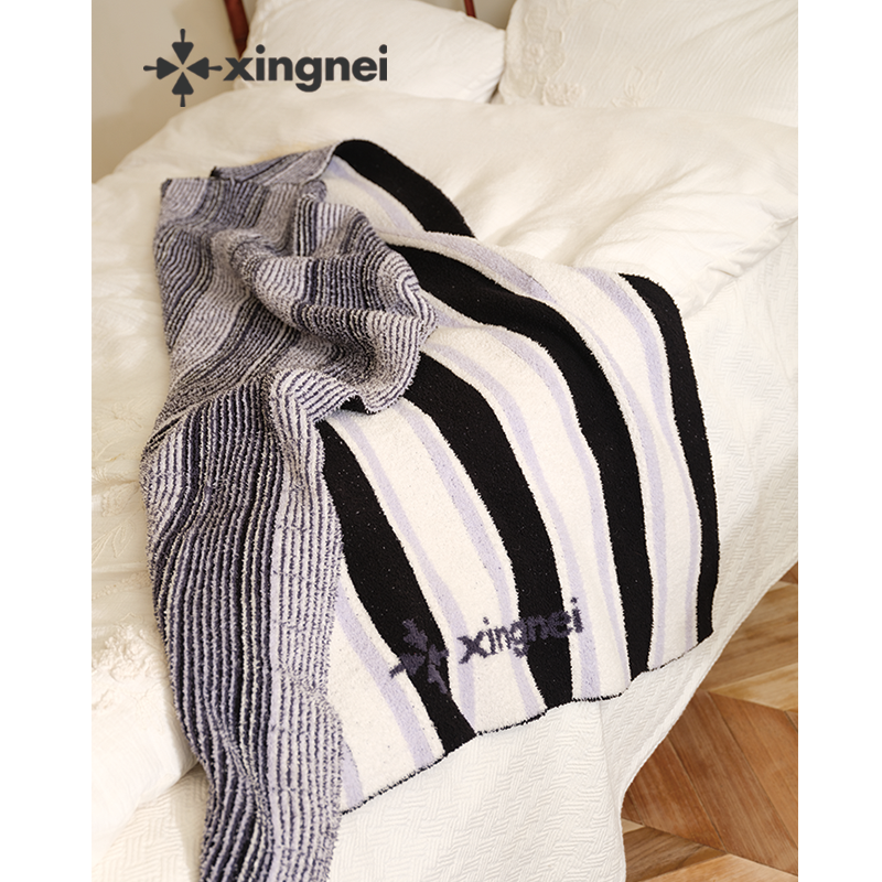 形内睡毯半边绒条纹春秋款2025新款亲肤舒适高级感空调房毯子毛毯,女士内衣/男士内衣/家居服,内衣配件,淘宝优惠券,粉丝福利购,淘宝优惠卷