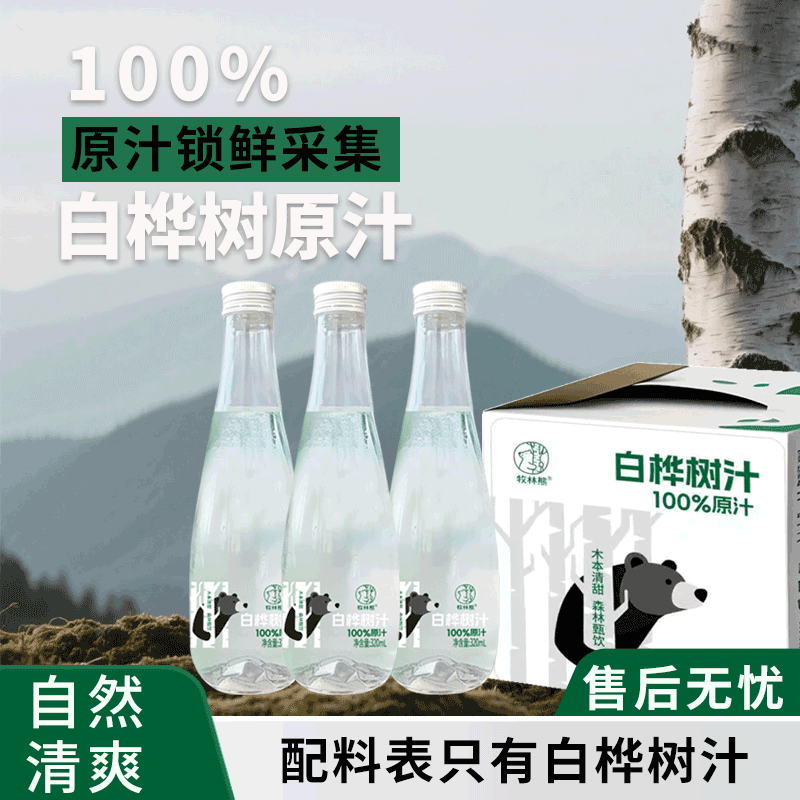 小兴安岭100%天然白桦树汁原液