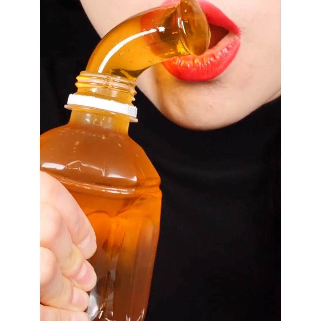 网红同款蜂蜜膏果冻吃播asmr正宗咀嚼音女生小零食蓝莓柠檬味软糖