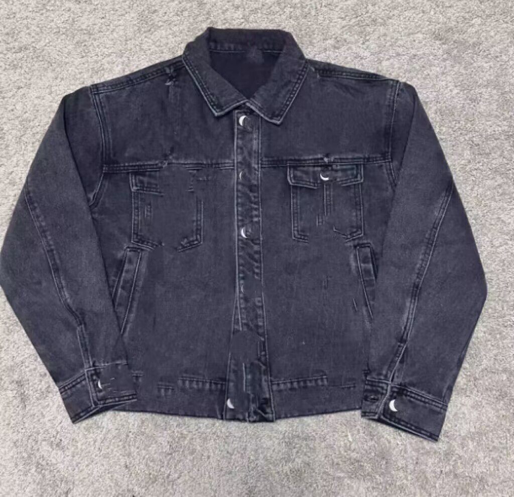 88 American Trendy Denim jacket Men High Street Outwear