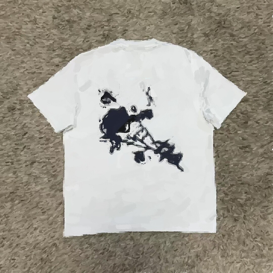 thumbnail for Mosaic Rose-White Personalized Custom Short Sleeve