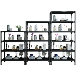 厨房微波炉置物架调味p料收纳架卧室书架展示架多层落地储物铁架