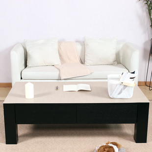 茶几垫实木d餐桌垫隔热垫纯蓝色咖啡色客厅茶几桌布pvc防水防烫厚