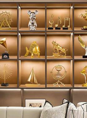 轻奢家居酒柜装饰品摆件 客厅玄关办公室工艺品摆设乔迁开业礼品