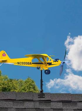 跨境户金属飞机 Airplane Weathervane 飞机风向标