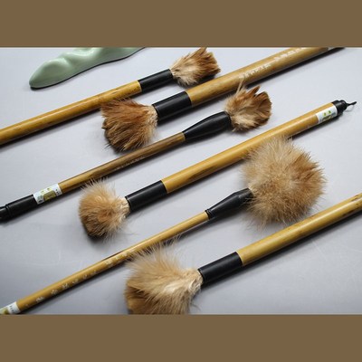 鸡毫毛笔苏州金亭湖笔精制各色鸡颖D笔五体创作及书画写意线条单