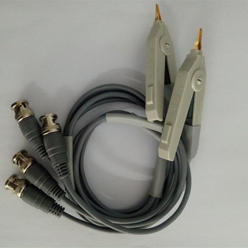 常州扬子LCR数字电桥测试线四端开尔文测试线同R惠固纬安柏测试夹