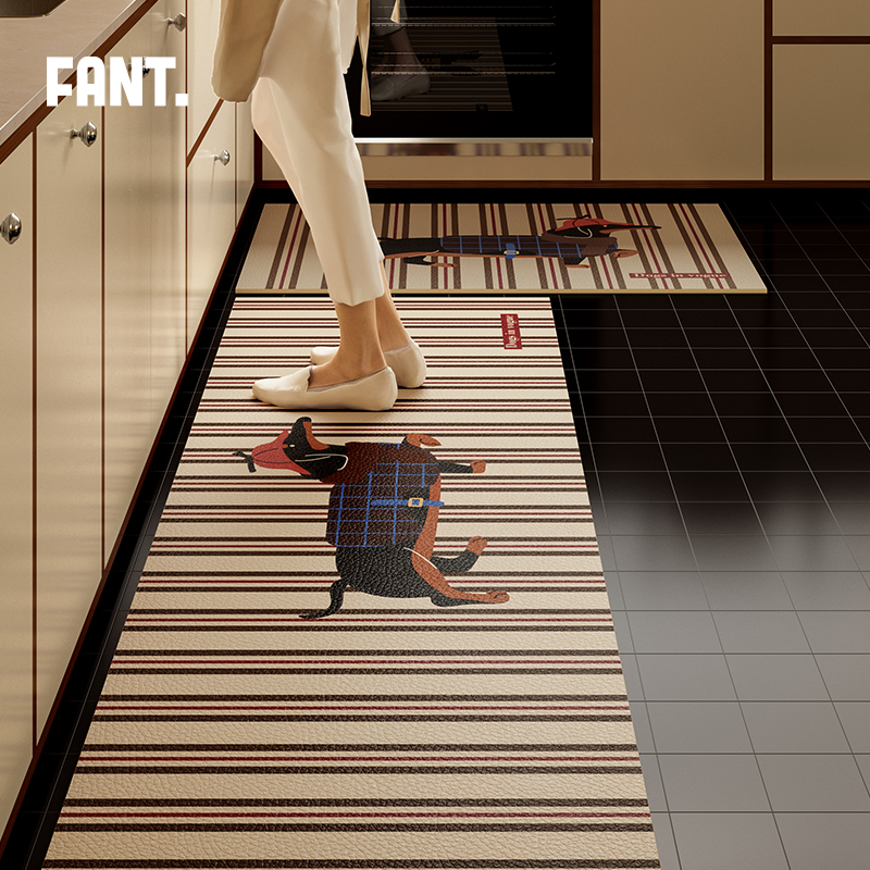 范特家猎犬绅士厨房防水防滑地垫