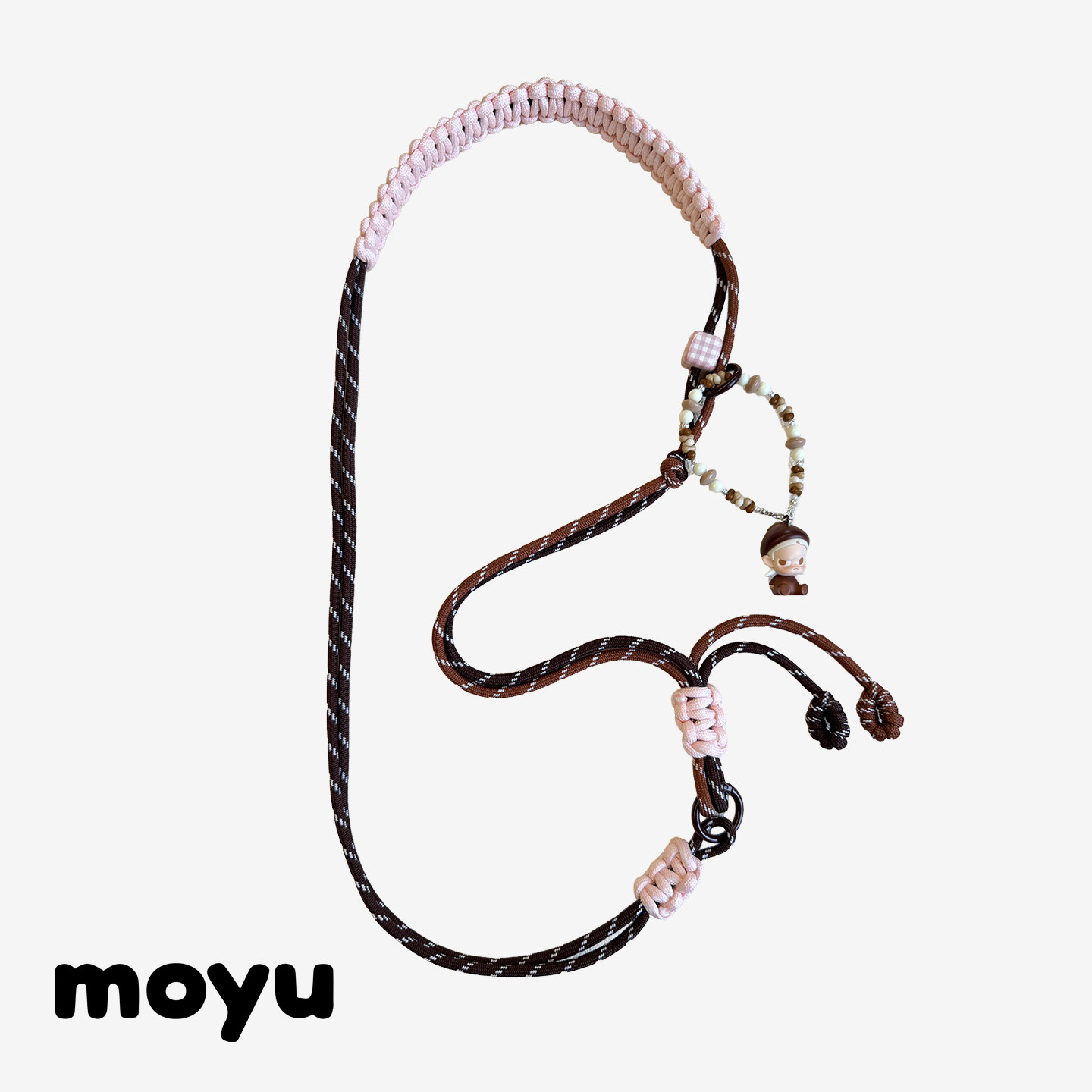 摸鱼原创泡泡玛特新年萌粒手机链时尚防丢编织双拼可调节斜挎挂绳,3C数码配件,手机挂件/手机链,淘宝优惠券,粉丝福利购,淘宝优惠卷