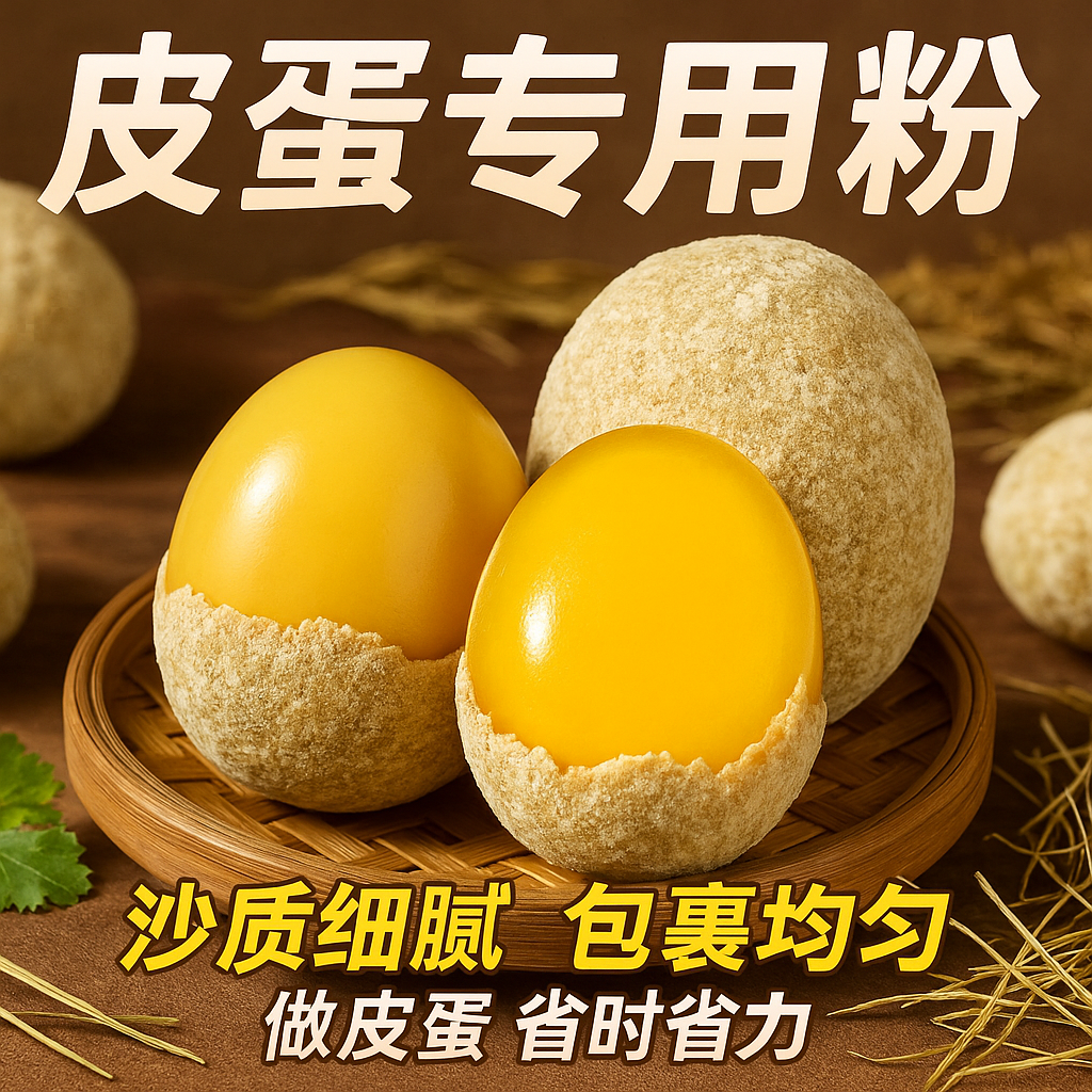 皮蛋粉无铅松花家用自制糖心蛋鸡蛋鸭蛋变蛋腌制专用五香配方粉