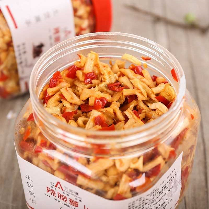 萝卜干速食菜湖南特产香辣脆萝卜罗卜条香脆特辣批发价瓶装下饭菜