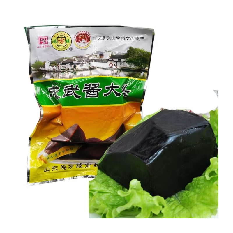 山东特产成武鸿方缘酱大头拌饭下饭咸菜早餐黑酱菜芥菜包邮