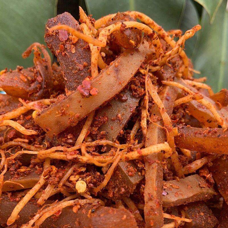 佤味牛皮菜根正宗云南特产菜根牛皮撇菜根网红同款牛皮麻辣