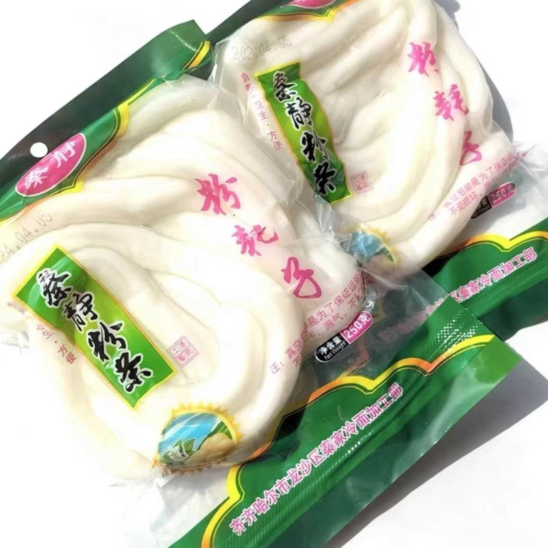 正宗网红东北粉耗子真空包装麻辣烫火锅速食250克批发零售长条
