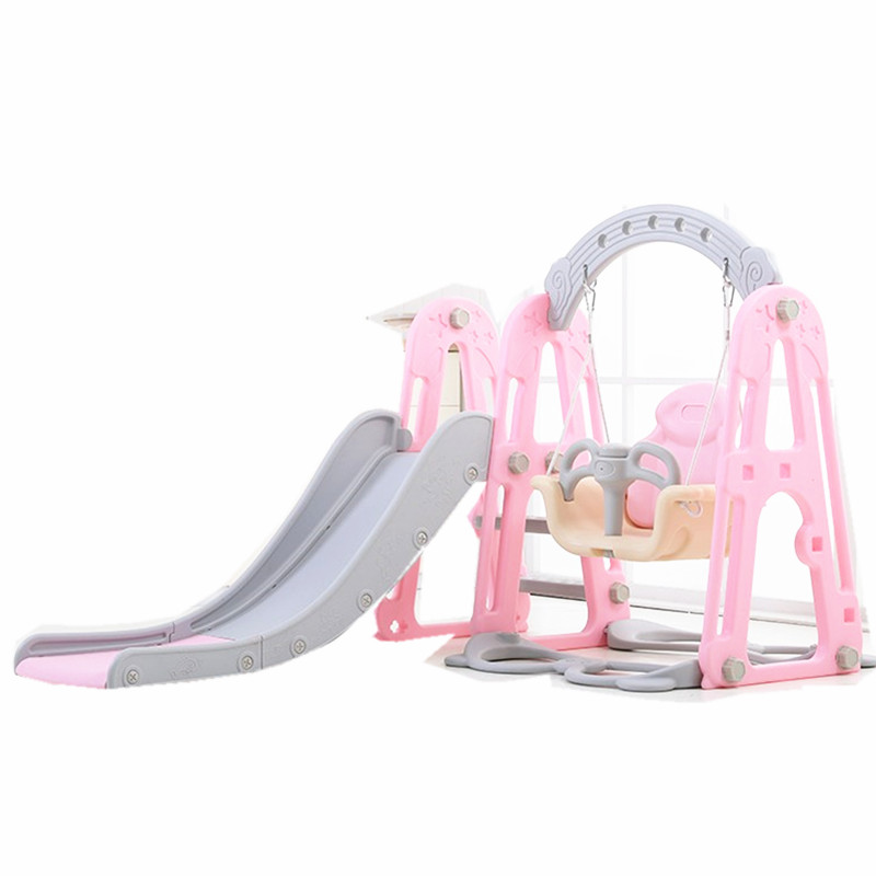 儿童室内滑滑梯游乐场球池梯小型折叠家用多功能宝宝滑梯秋千组合