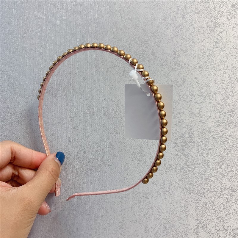 出法国B牌樱桃家儿童气质玫瑰金珍珠发箍女童发夹鸭嘴夹公主头饰