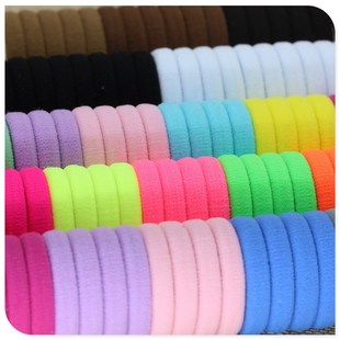 bands hair Black White accessorie发圈多色 Girl Hair elastic