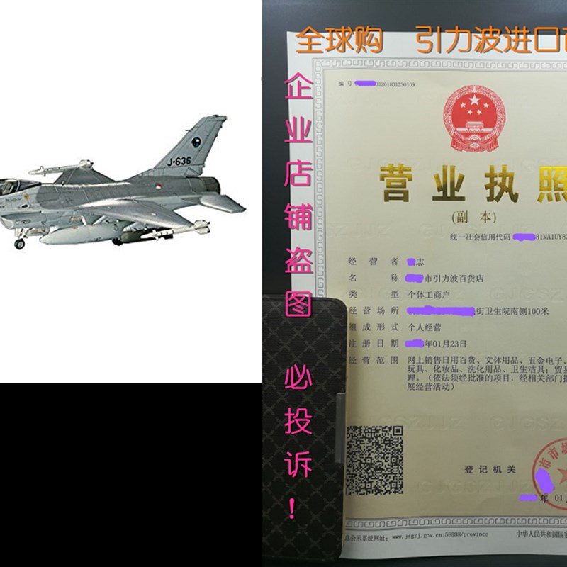 Hasegawa 1/72 F-16A Plus Fighting Falcon