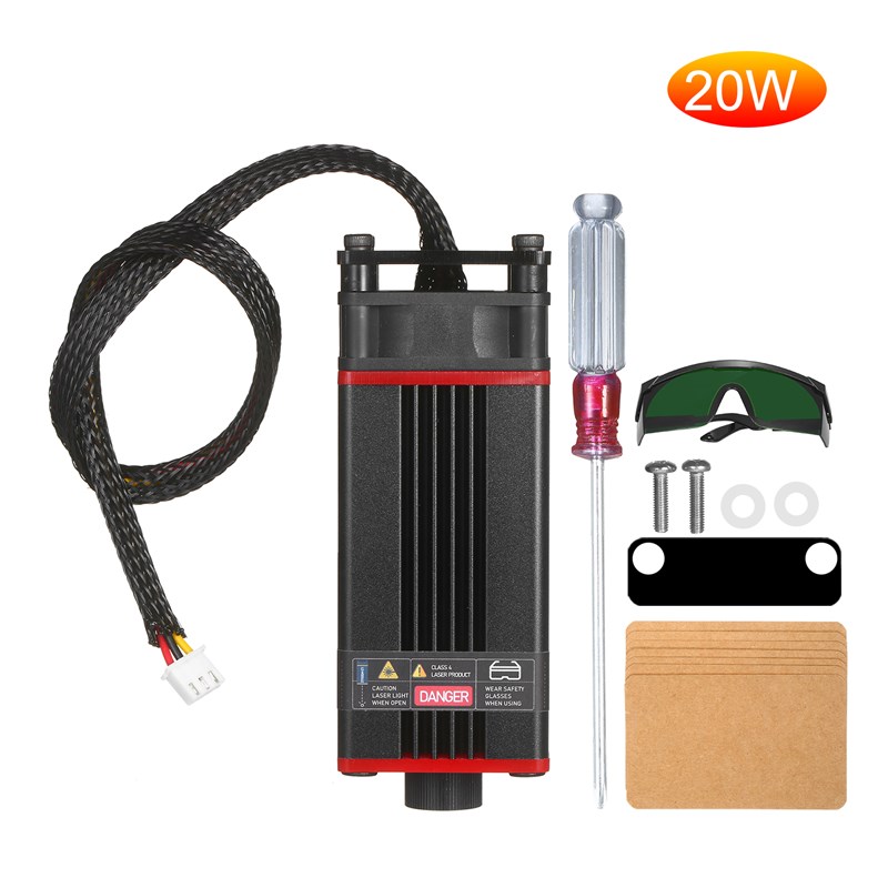 Wood Engraving Laser Head 450nm Blue Lase For Wood Router Cu