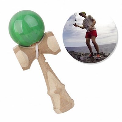 极速The Best Kendama For All Kinds Of Fun Green/Bamboo Solid