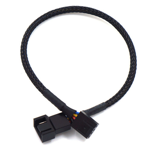 好货1pc 27/42/60/80cm PWM Extension Cable Mainboard CPU 4 PI