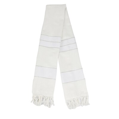 Messianic Tallit Shawl Je Prayer White Scarf Hanukkah With B