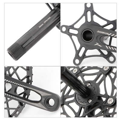 LP litepro折叠车中空一体曲柄 CNC超轻镂空正负齿盘片130BCD牙盘