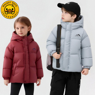小黄鸭冬装儿童保暖羽绒服新款中大童冬季加厚连帽外套XT900-XYY